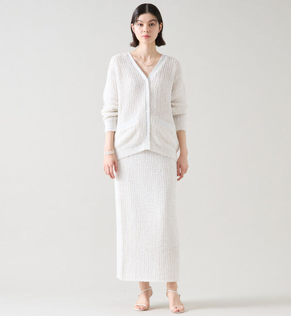 TIARA「ツイードライクカーディガン」|カーディガン|