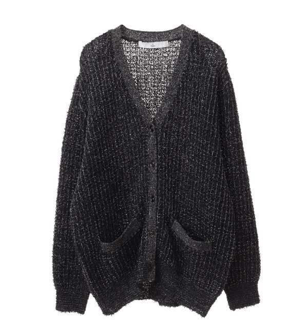 TIARA「ツイードライクカーディガン」|カーディガン|ブラック