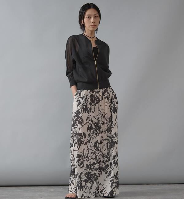 Liesse「シアーニットブルゾン」|ブルゾン・スタジャン|