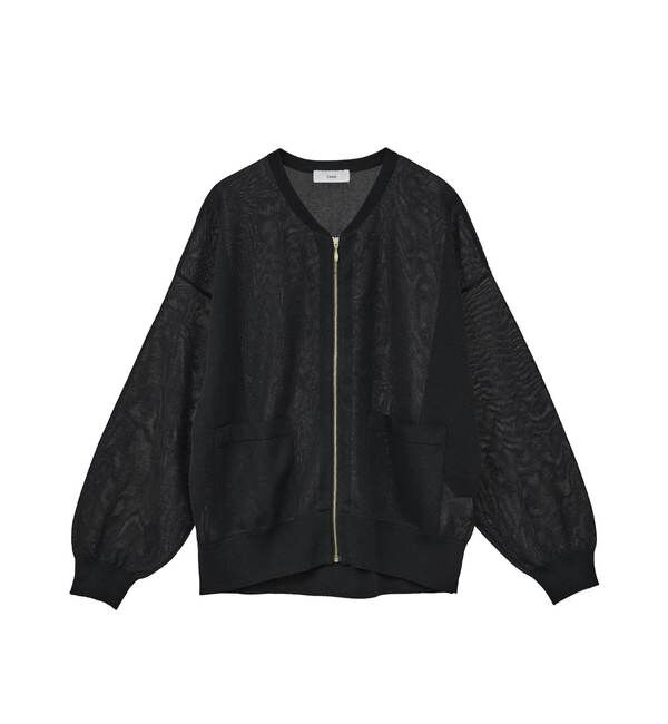 Liesse「シアーニットブルゾン」|ブルゾン・スタジャン|