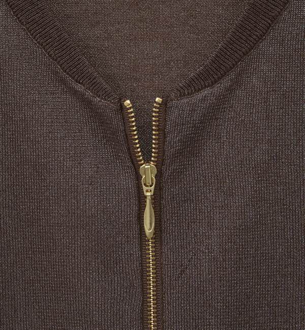 Liesse「シアーニットブルゾン」|ブルゾン・スタジャン|