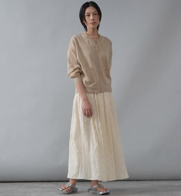 Liesse「シアーニットブルゾン」|ブルゾン・スタジャン|