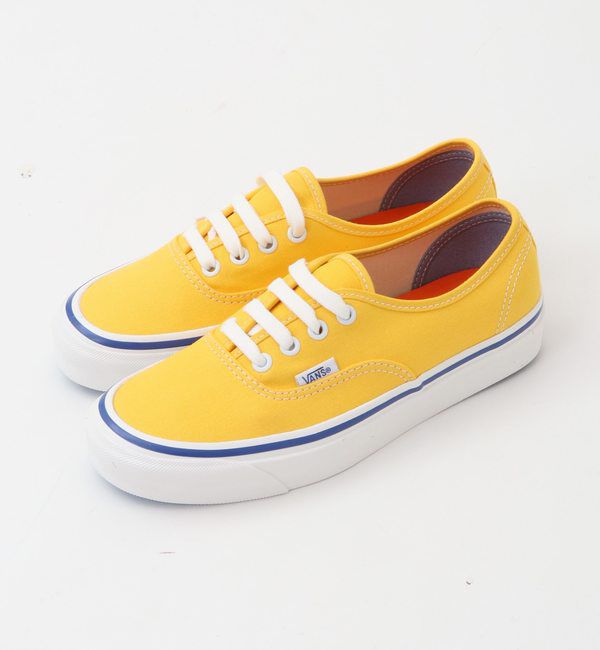 A_「【VANS（ヴァンズ）】AUTHENTIC」|スニーカー|イエロー