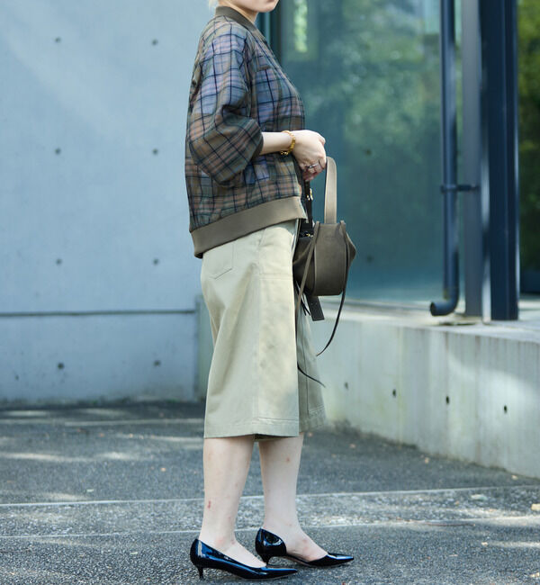 Soffitto「チェック柄シアーブルゾン」|ブルゾン・スタジャン|