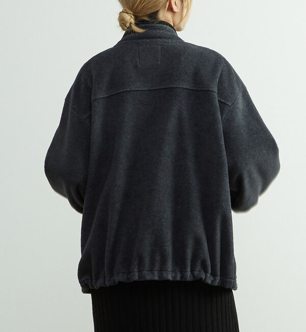 SOFFITTO「ジップ付きオーバーサイズフリースブルゾン」|ブルゾン・スタジャン|