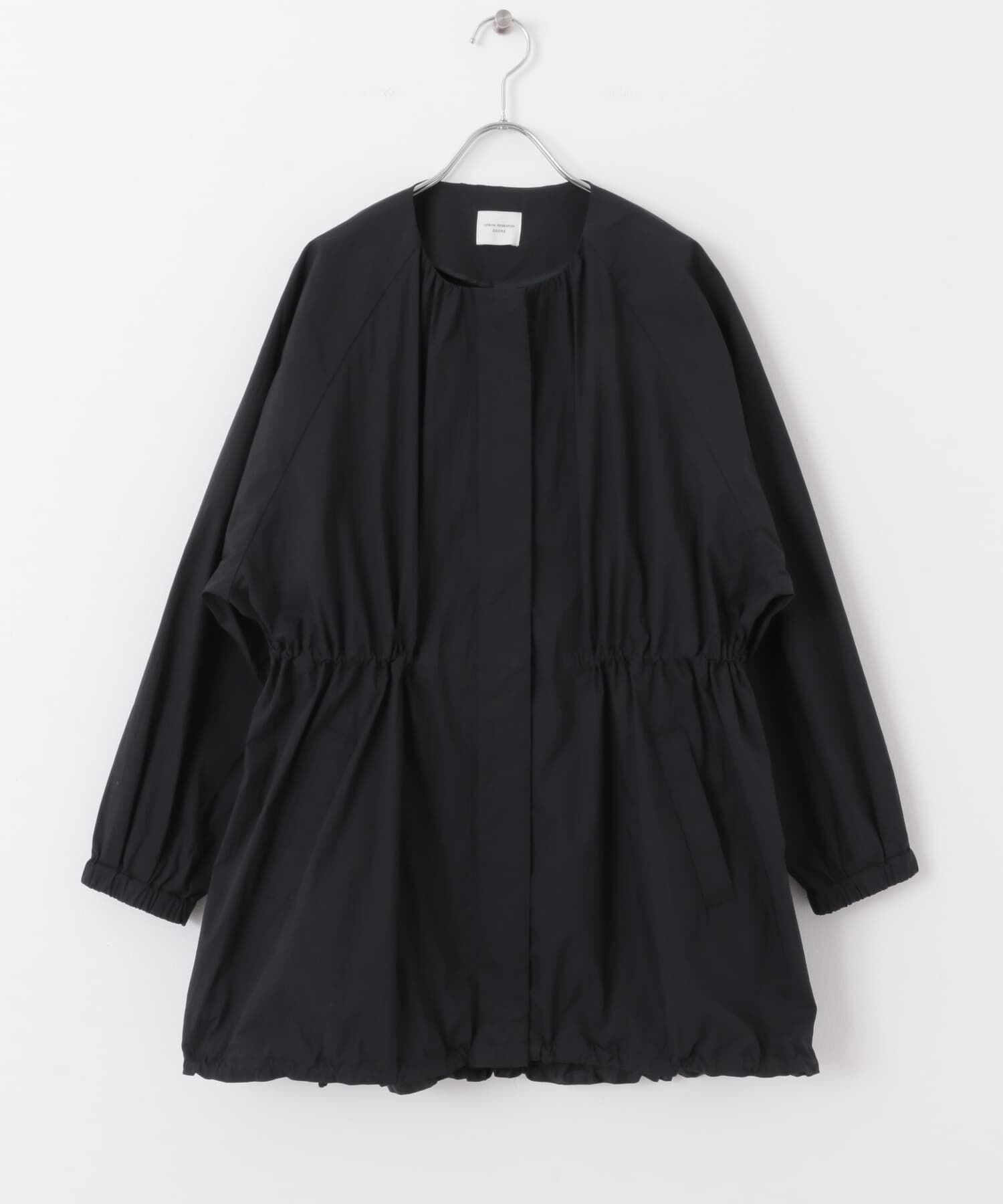 URBAN RESEARCH DOORS「ギャザーノーカラーブルゾン」|ブルゾン・スタジャン|