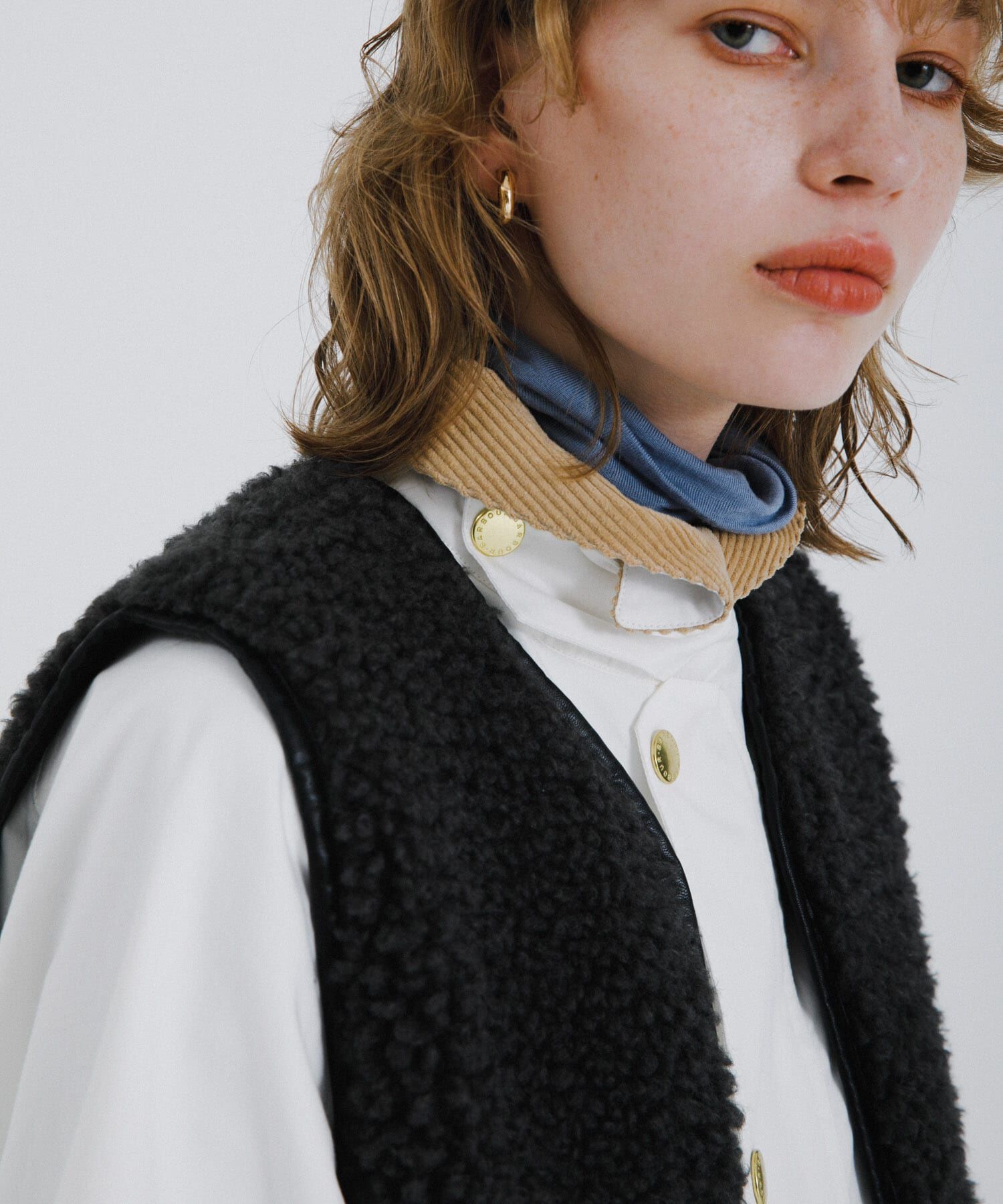 URBAN RESEARCH DOORS「『別注』Barbour　BEDALE」|ノーカラーコート|