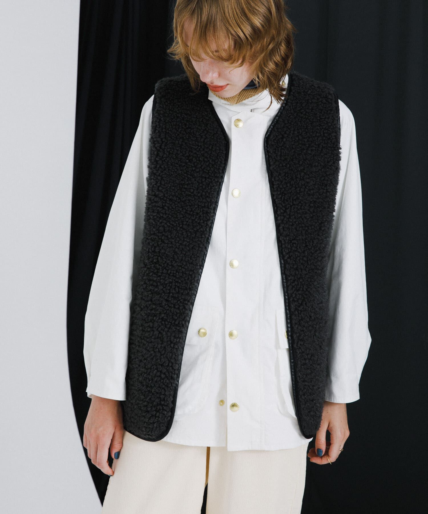 URBAN RESEARCH DOORS「『別注』Barbour　BEDALE」|ノーカラーコート|