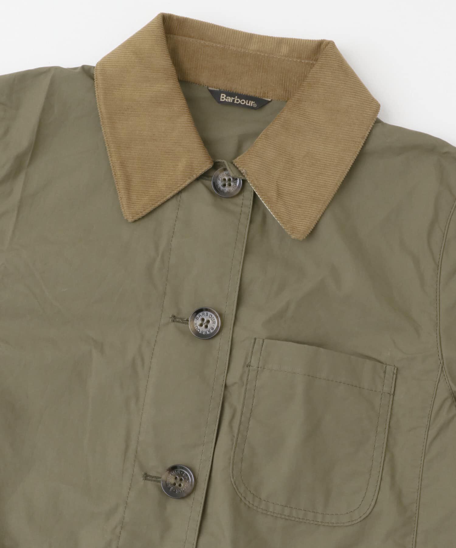 URBAN RESEARCH DOORS「Barbour　AVERIE SHOWERPROOFJACKET」|ノーカラーコート|