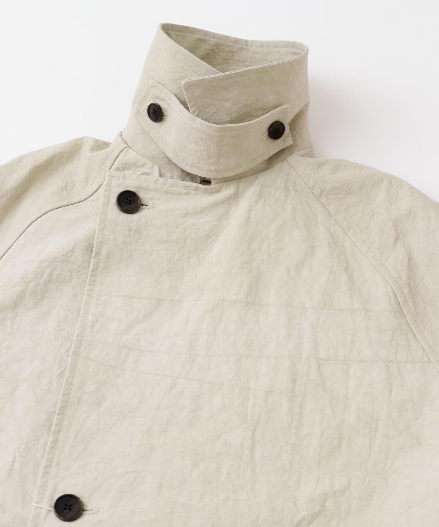 かぐれ「『ユニセックス』コットンリネンオーバートレンチコート」|トレンチコート|