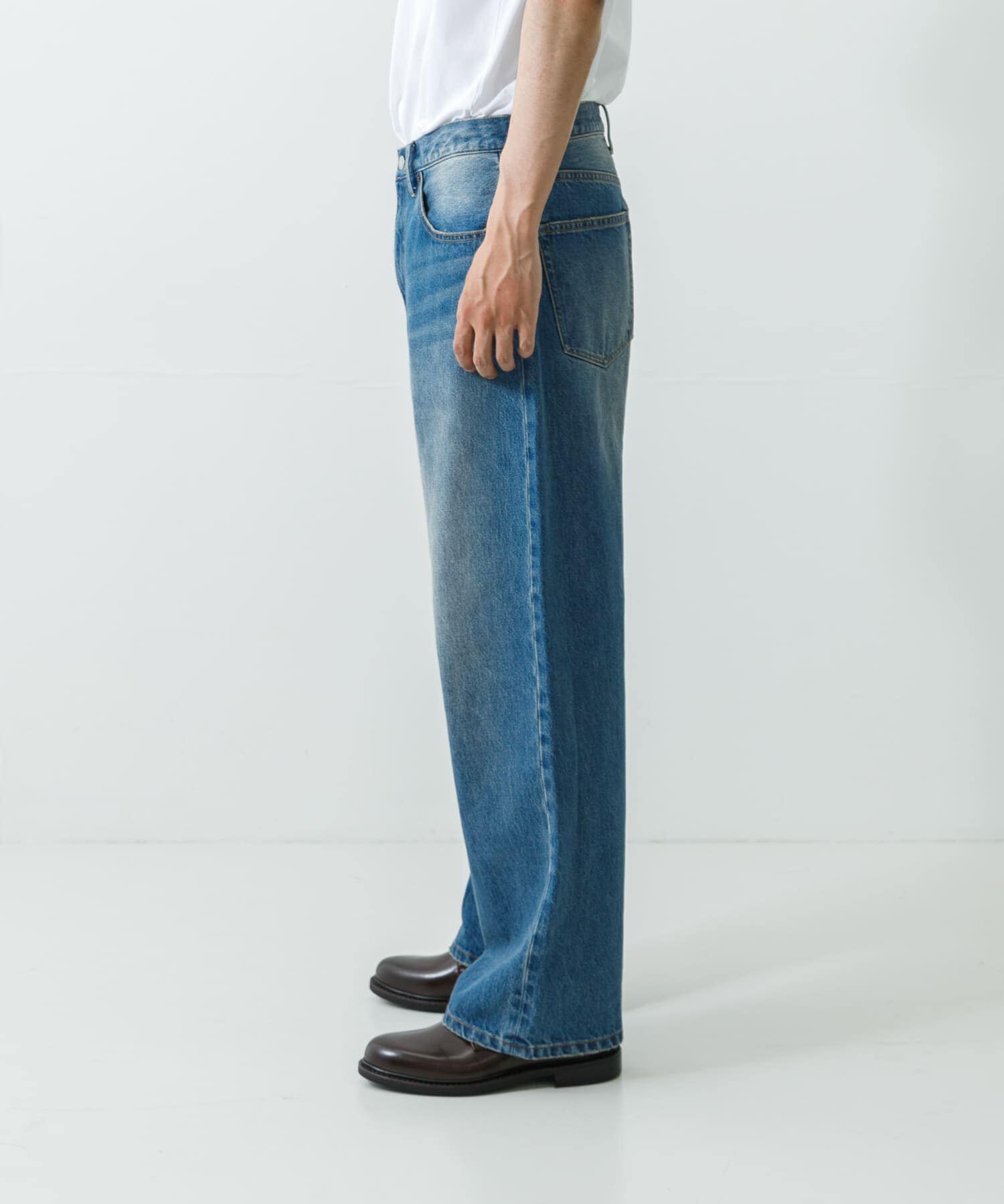URBAN RESEARCH「13.5oz DENIM WIDE PANTS」|デニム|