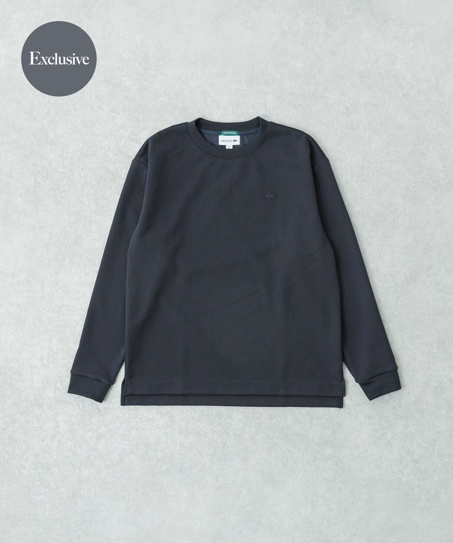 URBAN RESEARCH「『別注』LACOSTE&times;URBAN RESEARCH　Functional Pique Long-Sleeve」|Tシャツ・カットソー|チャコールグレー