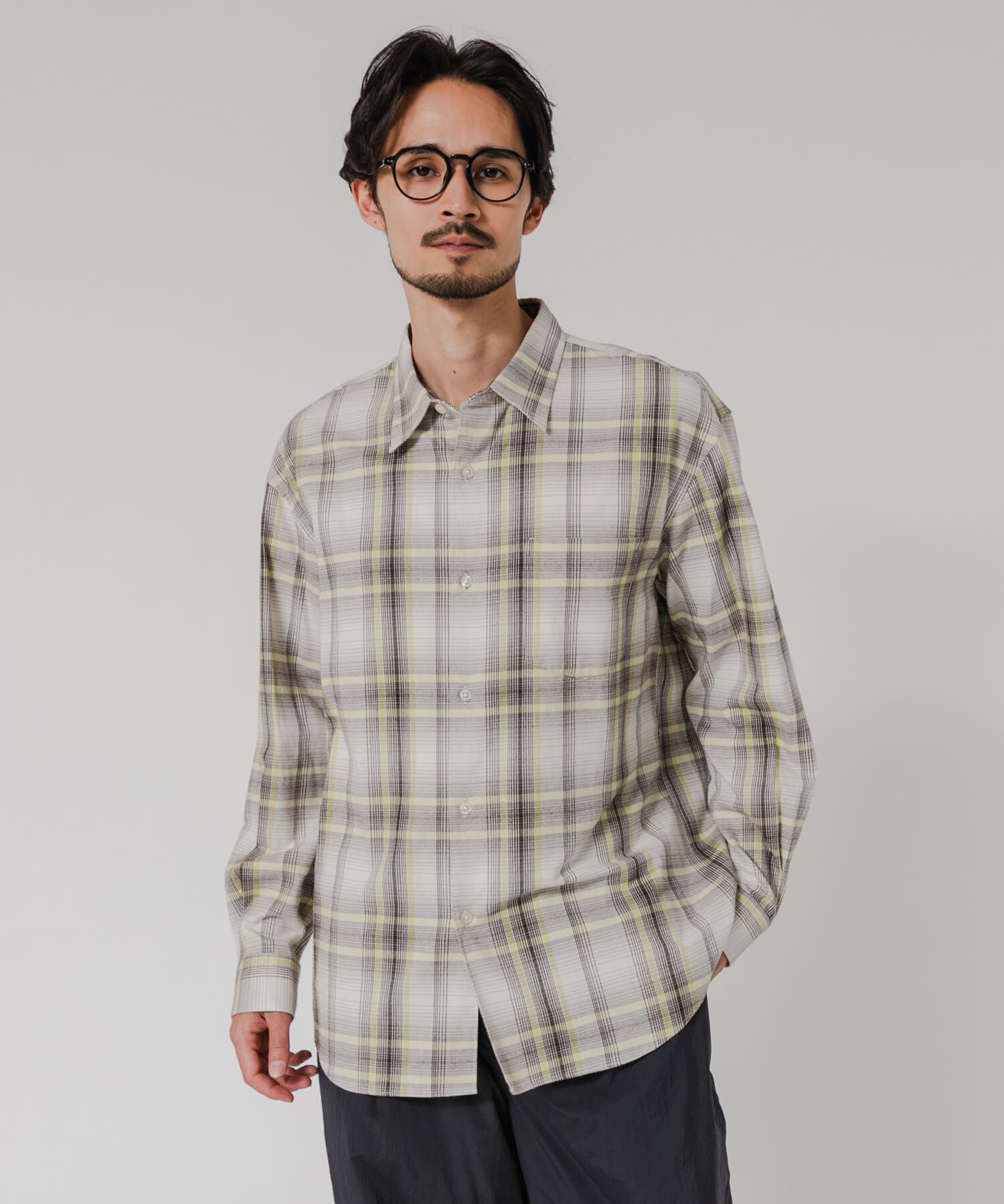 URBAN RESEARCH「『別注』OUTDOOR EXCHANGE&times;URBAN RESEARCH　シャギーチェックシャツ」|シャツ・ブラウス|