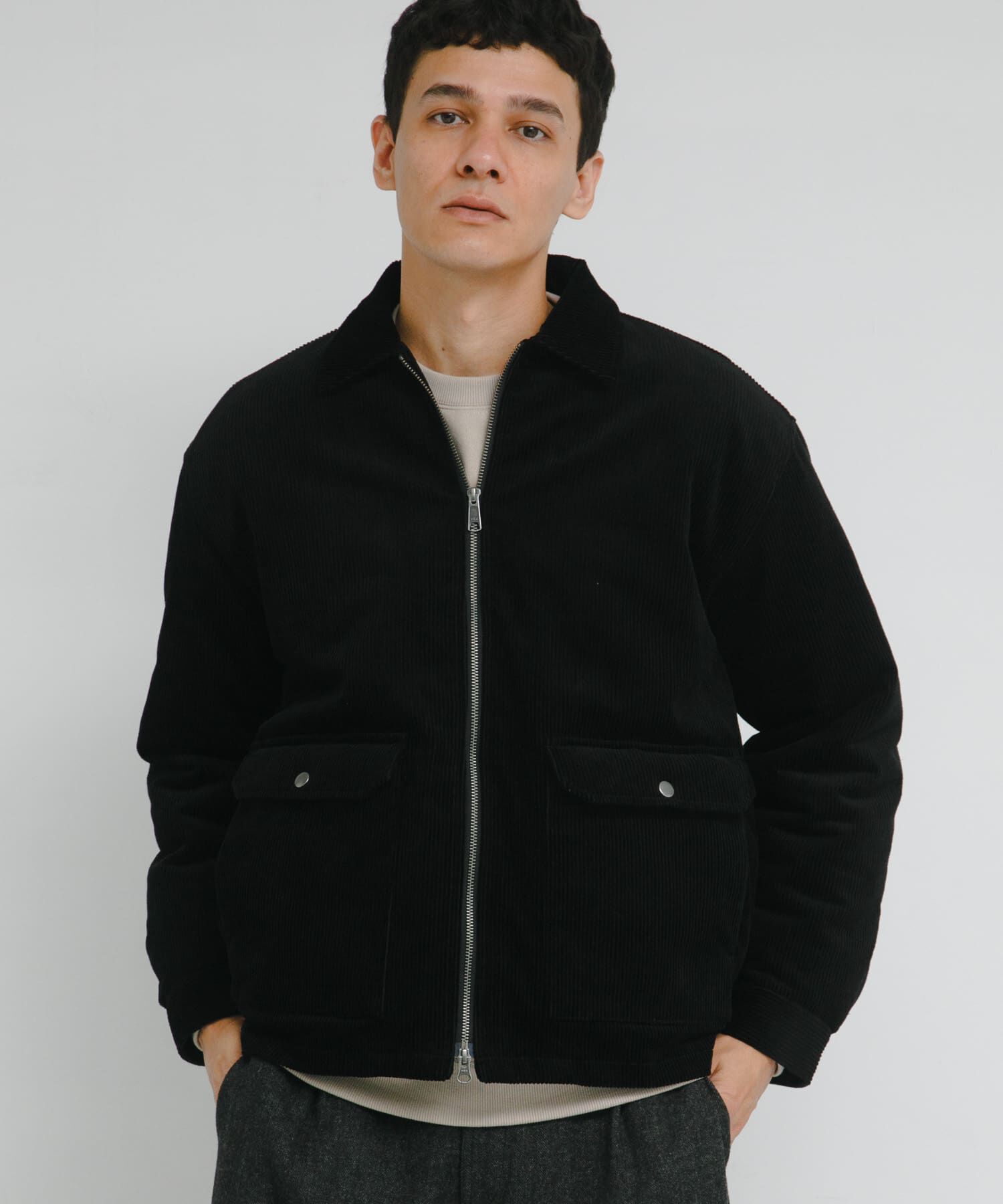 Sonny Label 「パデッドショートジップブルゾン」|ブルゾン・スタジャン|