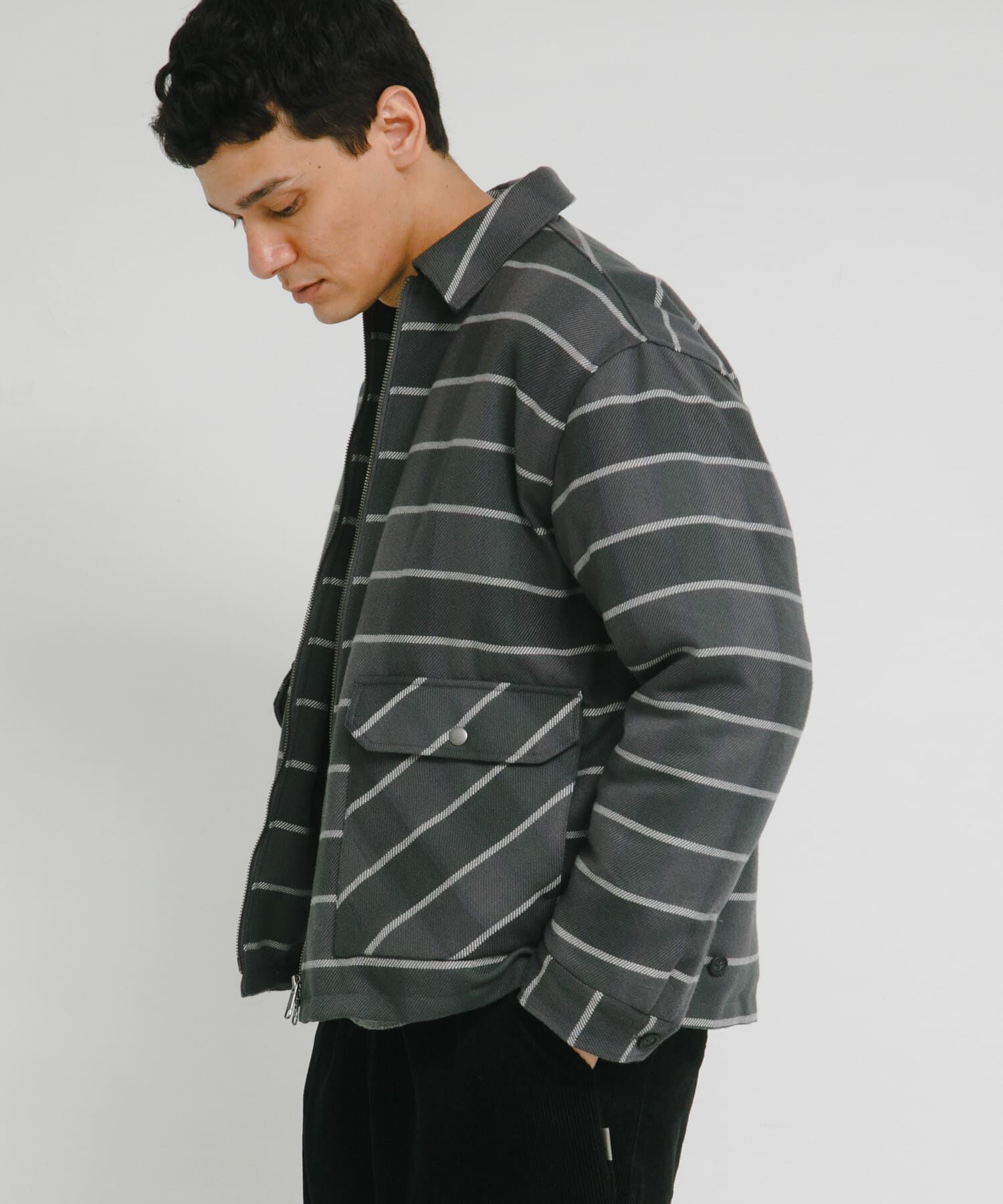 Sonny Label 「パデッドショートジップブルゾン」|ブルゾン・スタジャン|