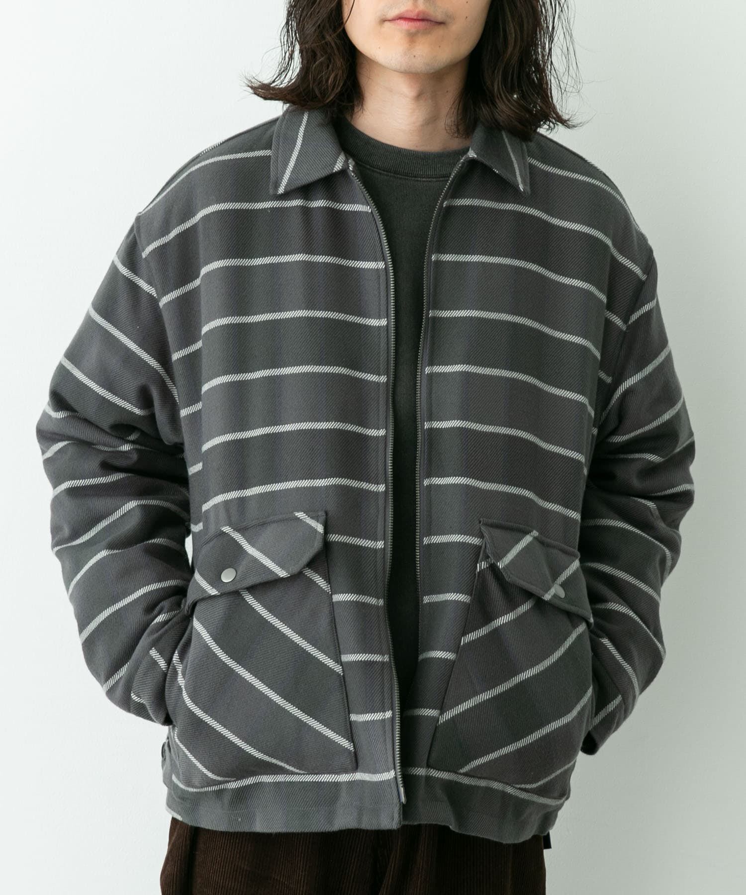 Sonny Label 「パデッドショートジップブルゾン」|ブルゾン・スタジャン|