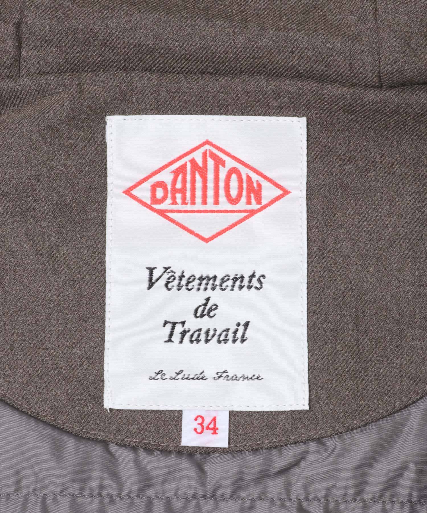 URBAN RESEARCH DOORS「DANTON　HOODED JACKET」|ノーカラーコート|