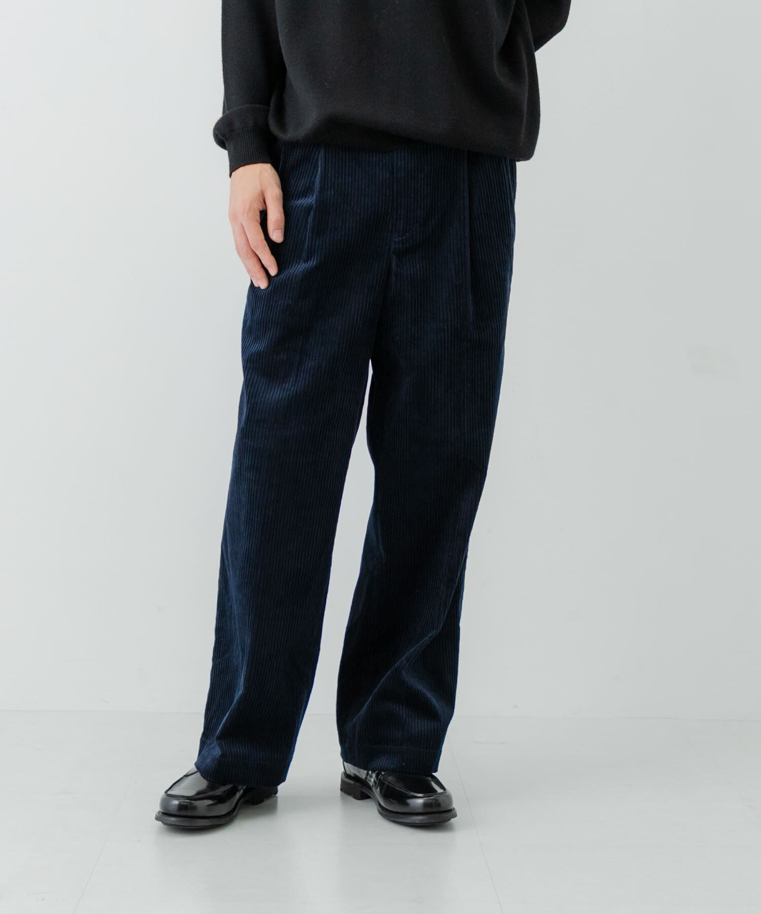 URBAN RESEARCH「6W CORDUROY TROUSER」|その他|ネイビー