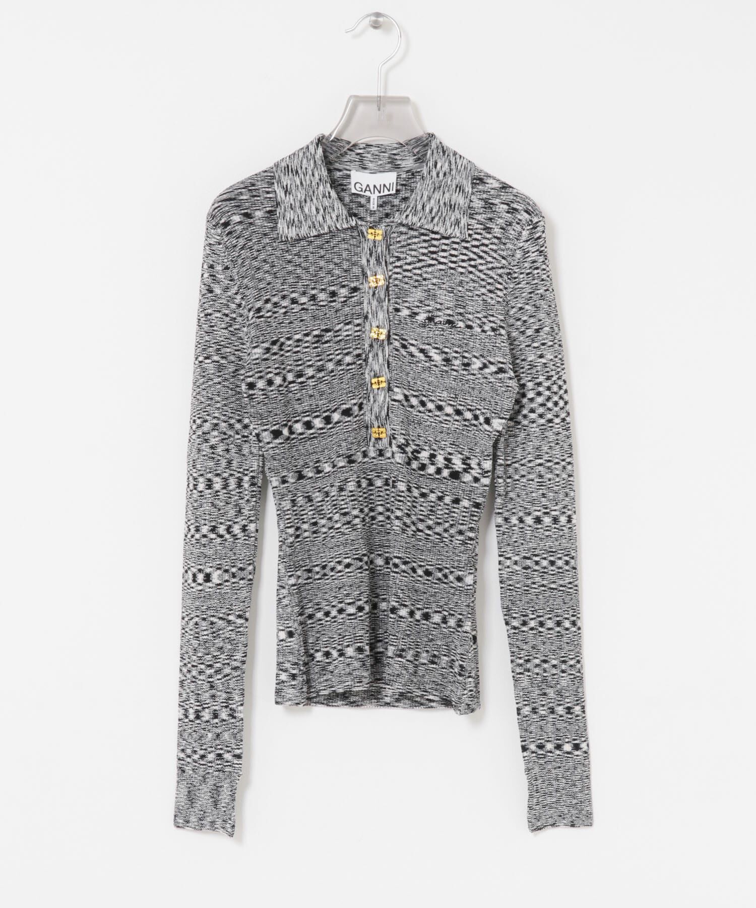 URBAN RESEARCH「GANNI　Spacedyed Polo」|ニット・セーター|