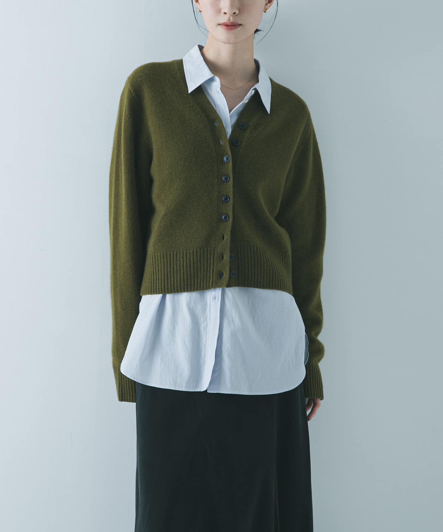 URBAN RESEARCH「カシミヤ強縮Vネックカーディガン」|カーディガン|