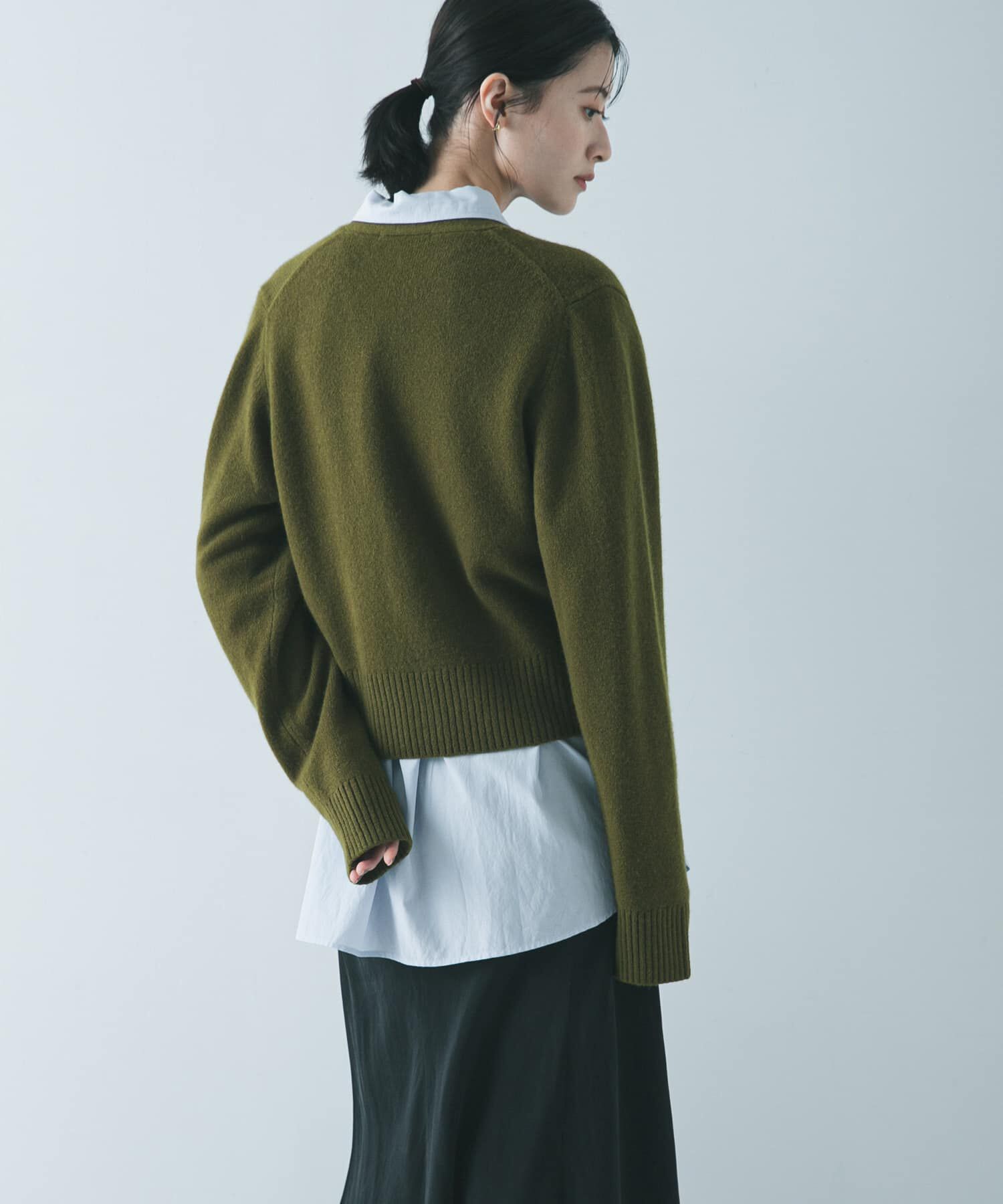 URBAN RESEARCH「カシミヤ強縮Vネックカーディガン」|カーディガン|