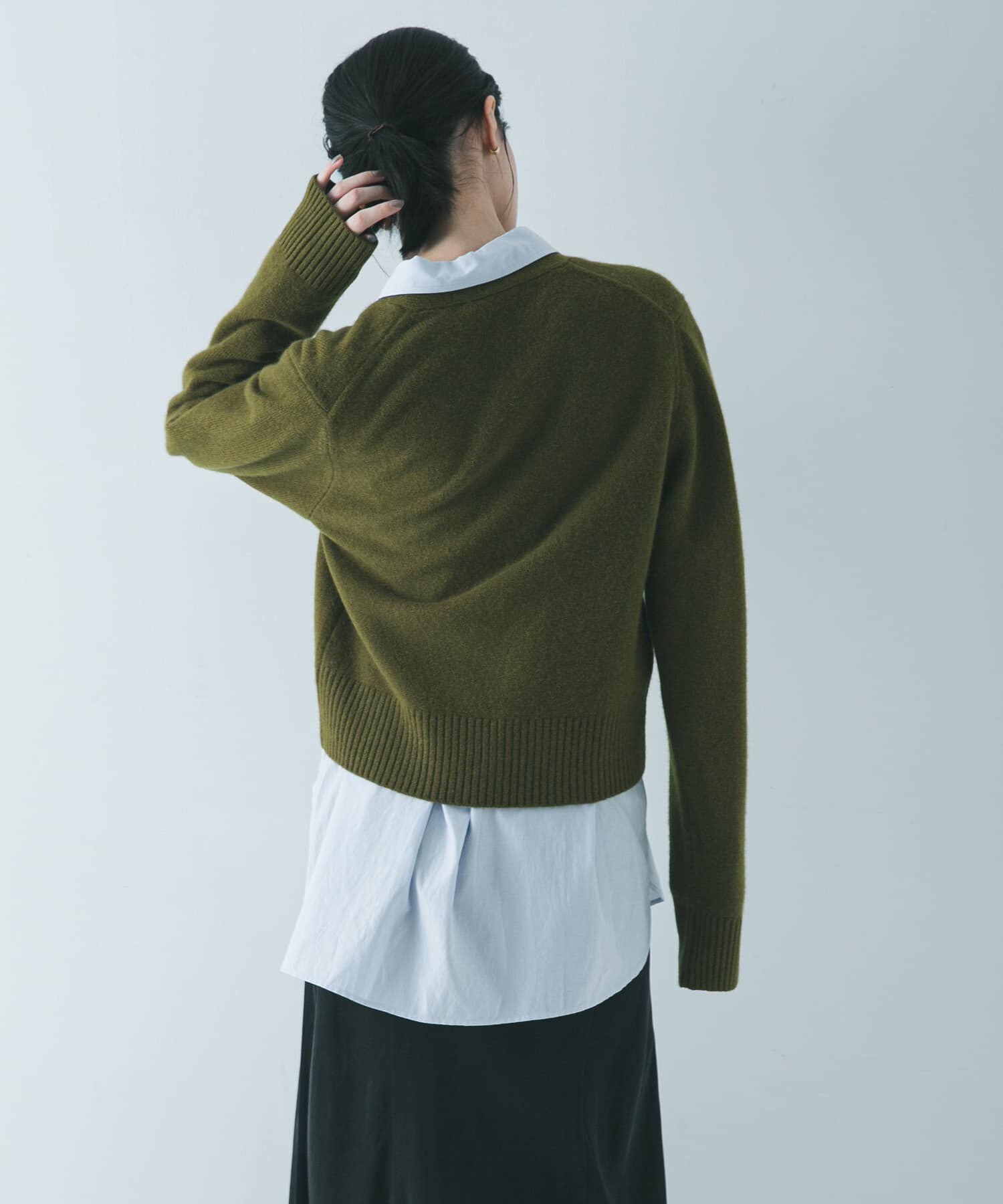 URBAN RESEARCH「カシミヤ強縮Vネックカーディガン」|カーディガン|