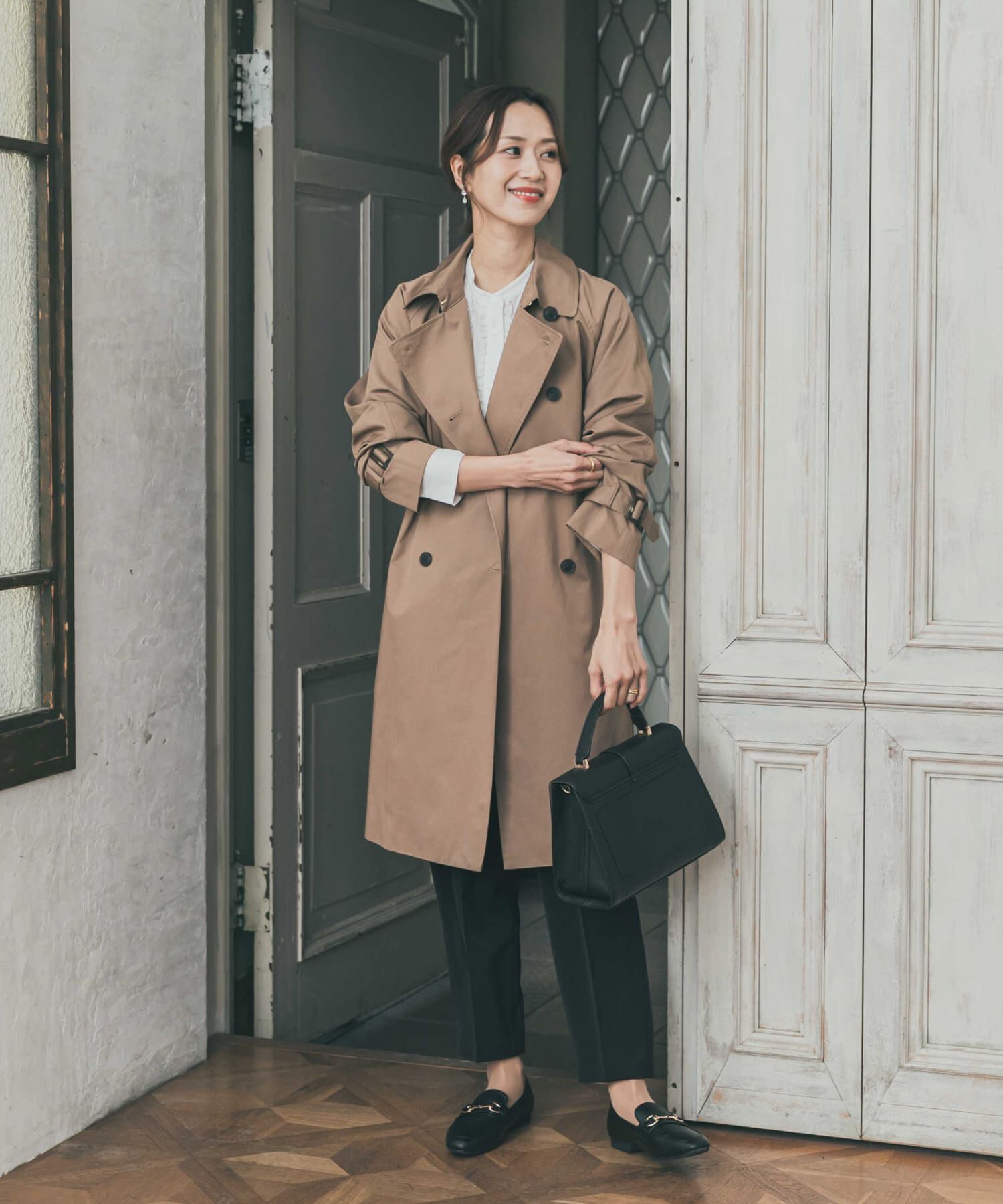 URBAN RESEARCH DOORS「撥水トレンチコート」|トレンチコート|