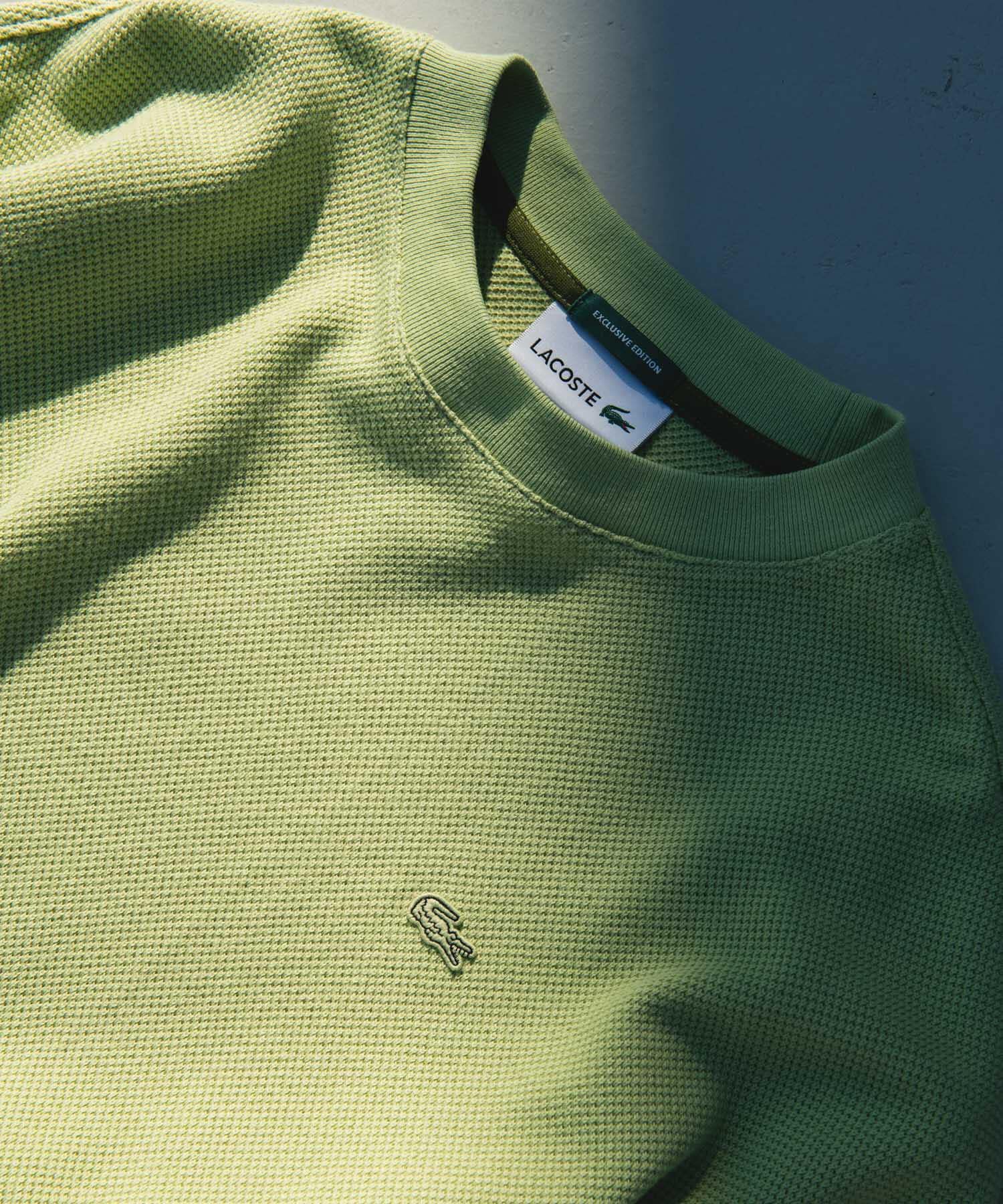 URBAN RESEARCH DOORS「『別注』LACOSTE&times;DOORS　THICK PIQUE ROUND LONG-SLEEVE」|Tシャツ・カットソー|