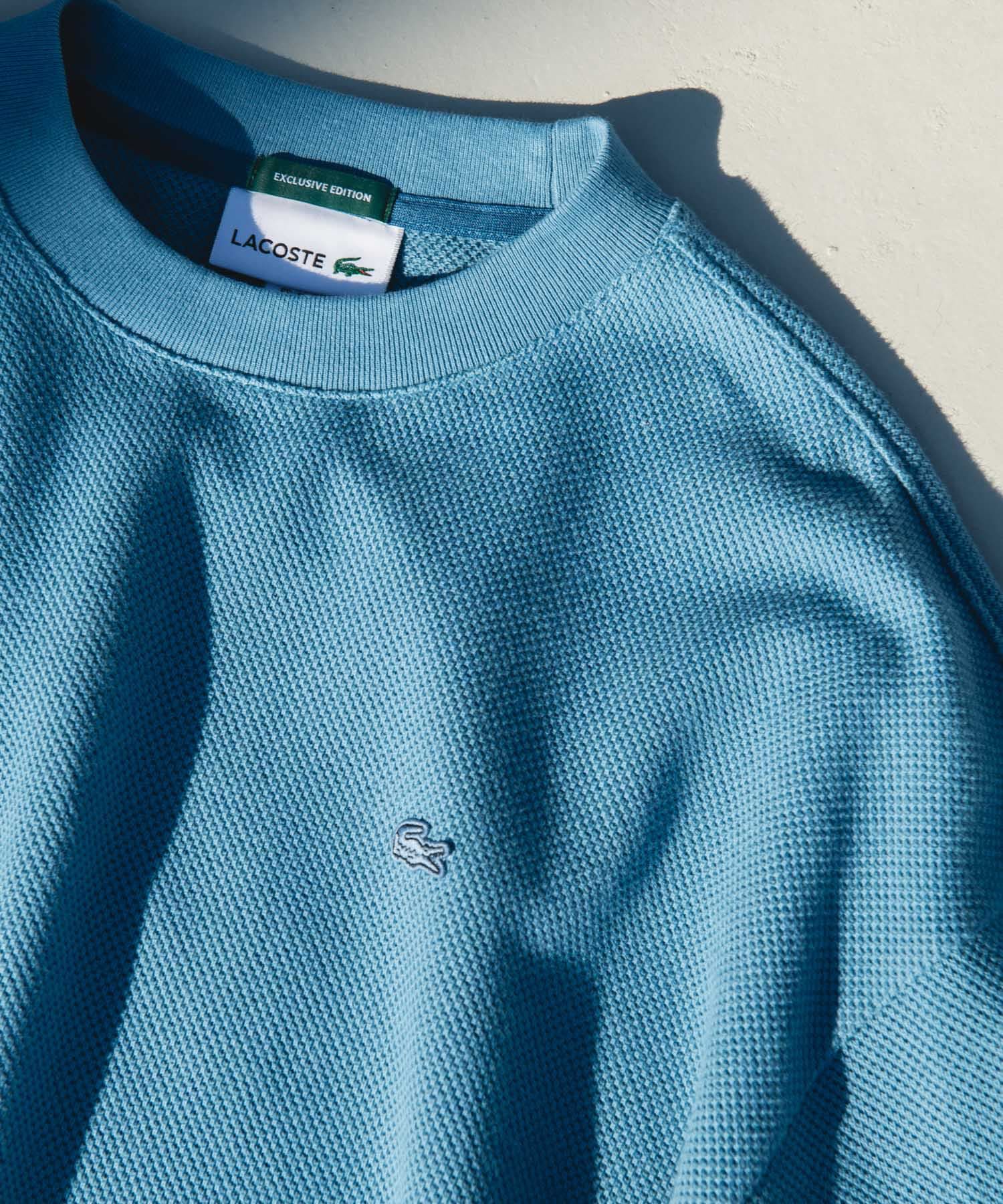 URBAN RESEARCH DOORS「『別注』LACOSTE&times;DOORS　THICK PIQUE ROUND LONG-SLEEVE」|Tシャツ・カットソー|