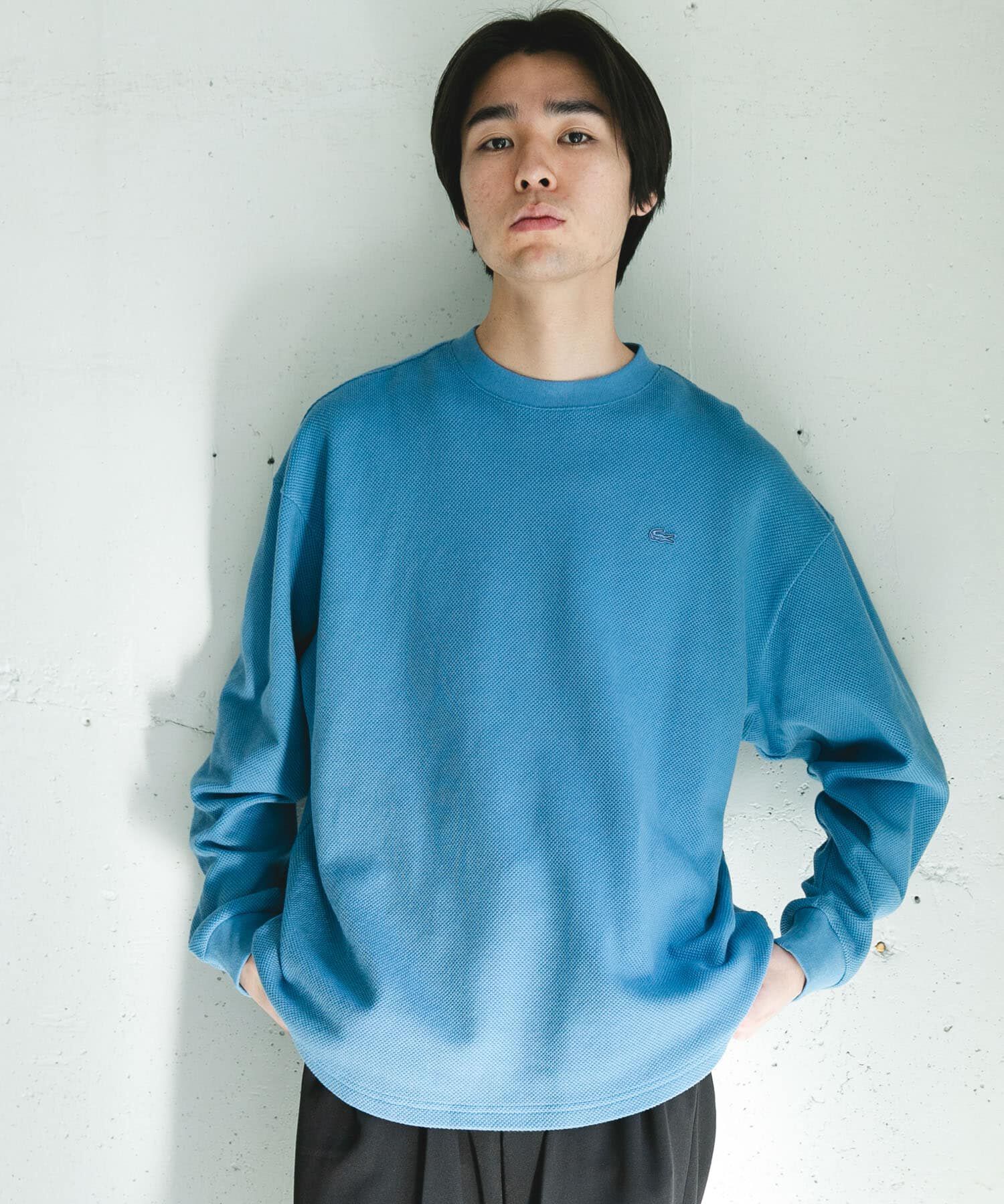 URBAN RESEARCH DOORS「『別注』LACOSTE&times;DOORS　THICK PIQUE ROUND LONG-SLEEVE」|Tシャツ・カットソー|
