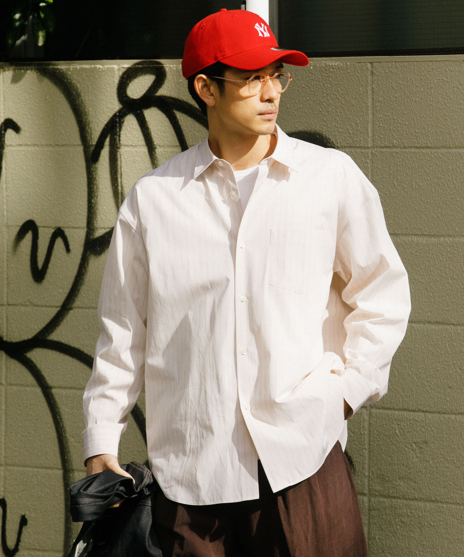 URBAN RESEARCH「THOMAS MASON OVER SHIRTS」|シャツ・ブラウス|ホワイト系その他