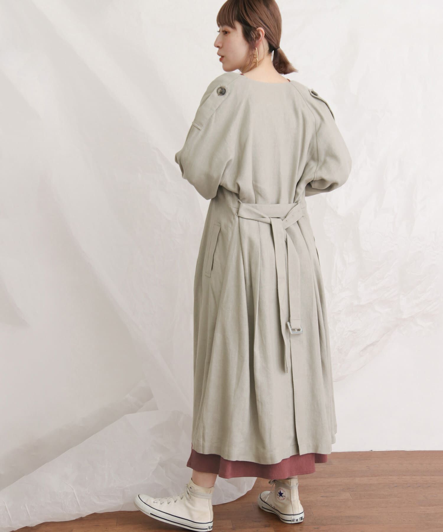  「トレンチドレスコート&there4;」|トレンチコート|