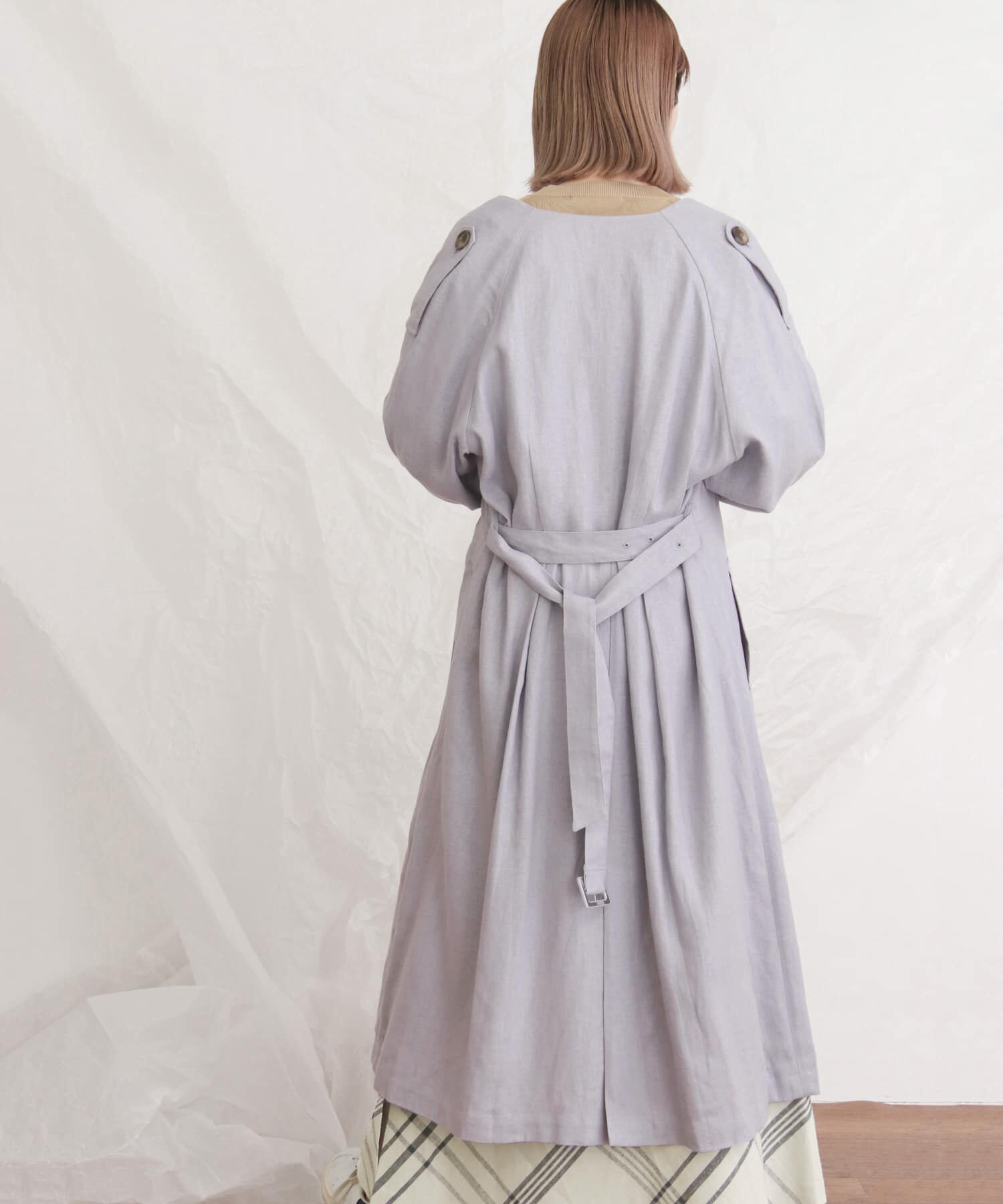  「トレンチドレスコート&there4;」|トレンチコート|