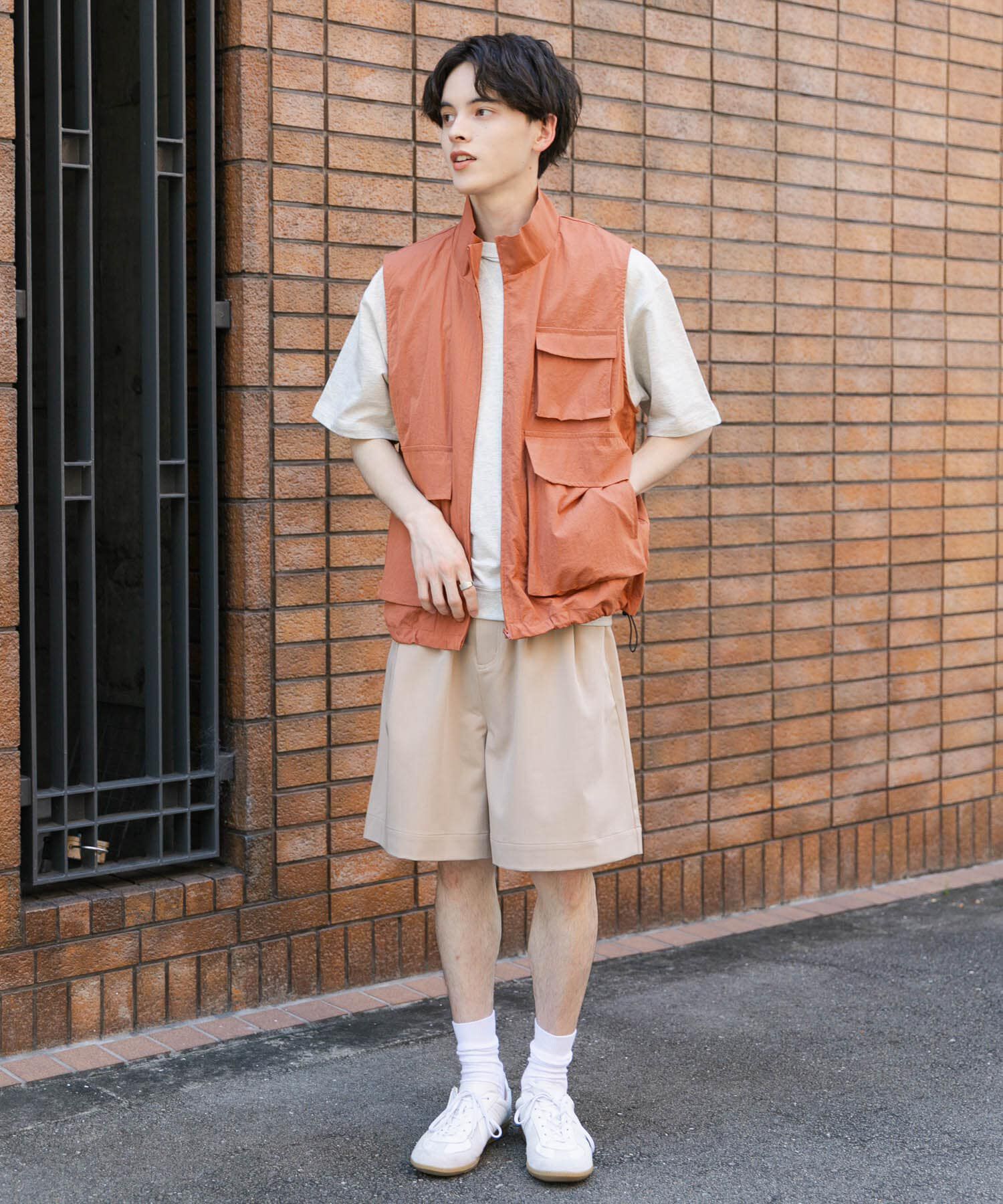 SENSE OF PLACE by URBAN RESEARCH「ユーティリティスタンドベスト」|ブルゾン・スタジャン|