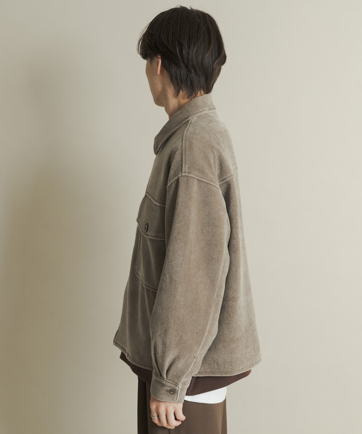 SENSE OF PLACE by URBAN RESEARCH「ヴィンテージツイルZIPブルゾン」|ブルゾン・スタジャン|