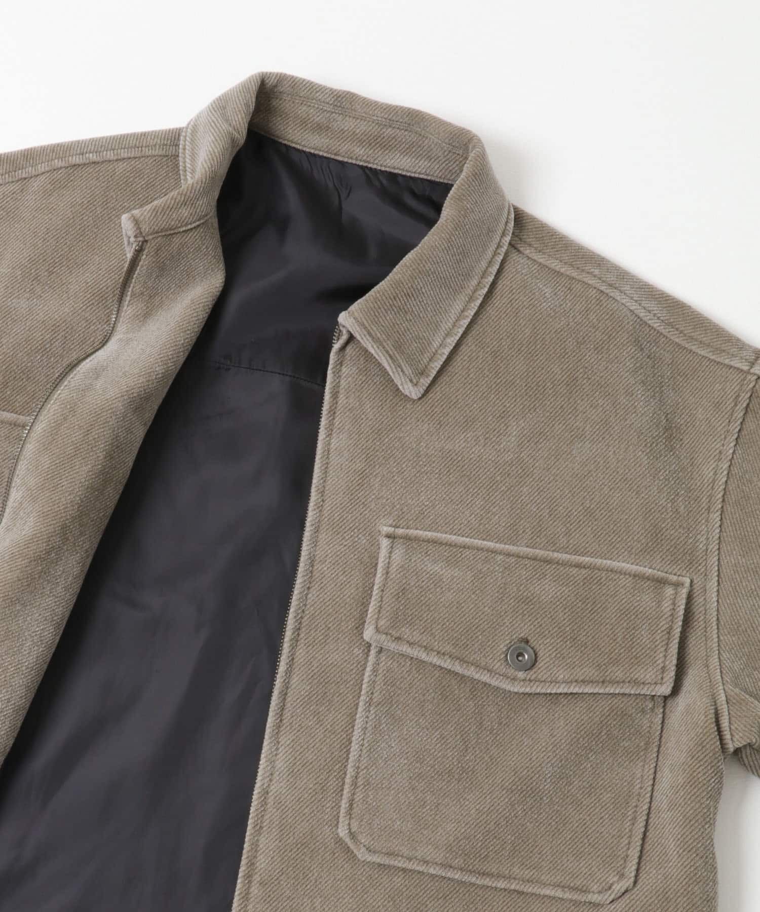 SENSE OF PLACE by URBAN RESEARCH「ヴィンテージツイルZIPブルゾン」|ブルゾン・スタジャン|