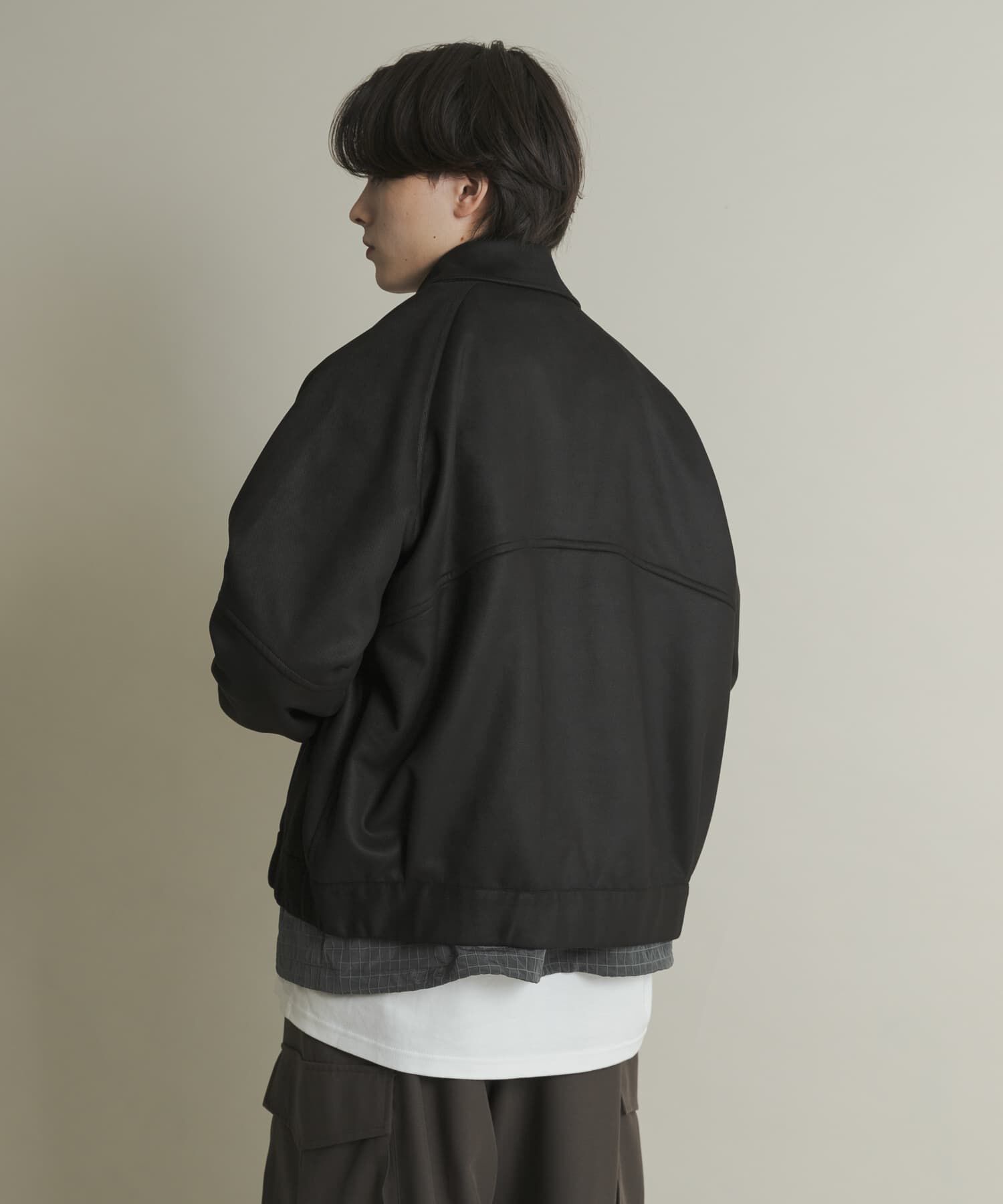 SENSE OF PLACE by URBAN RESEARCH「『ユニセックス』ツイルスエードタッチZIPブルゾン」|ブルゾン・スタジャン|