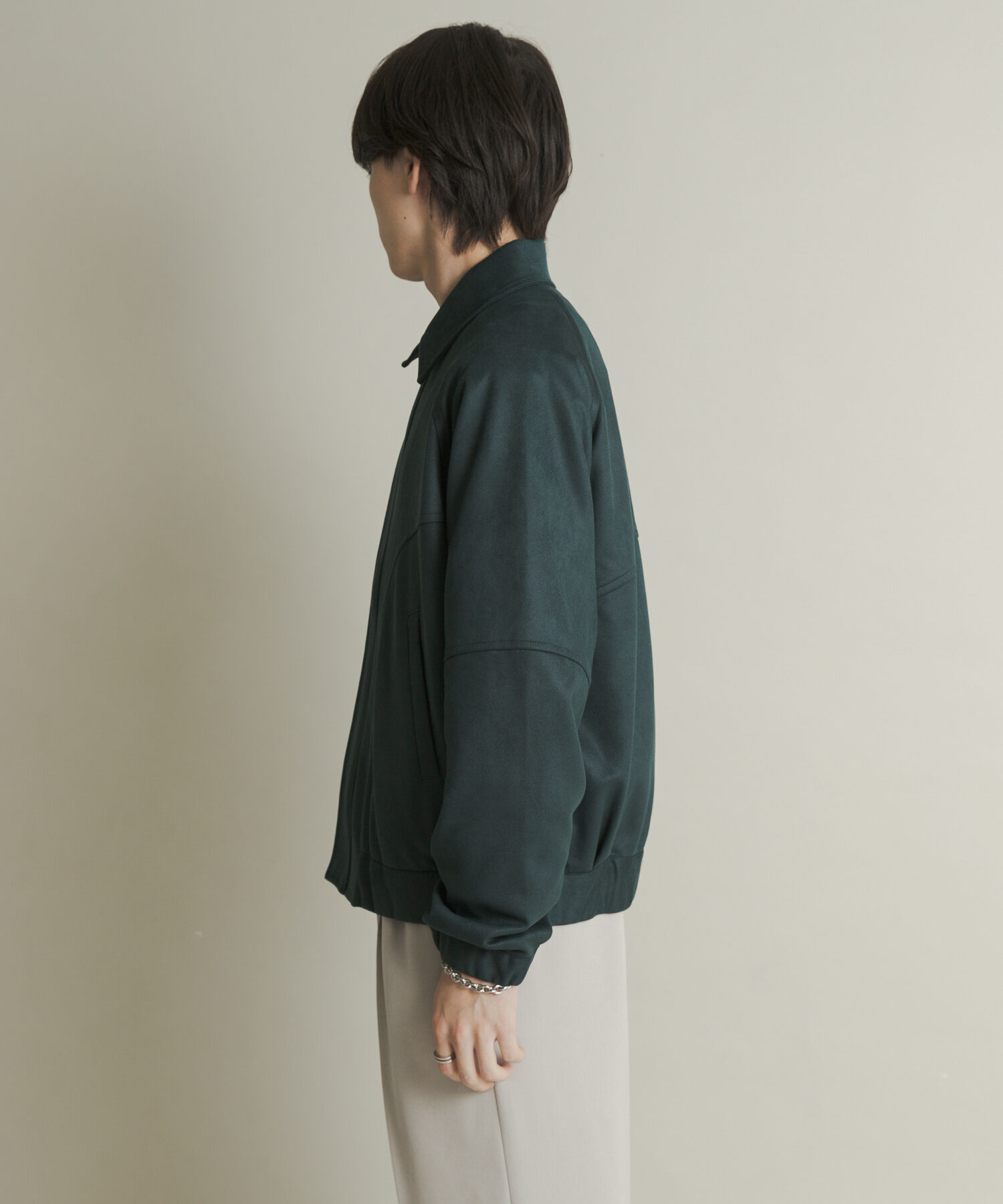 SENSE OF PLACE by URBAN RESEARCH「『ユニセックス』ツイルスエードタッチZIPブルゾン」|ブルゾン・スタジャン|