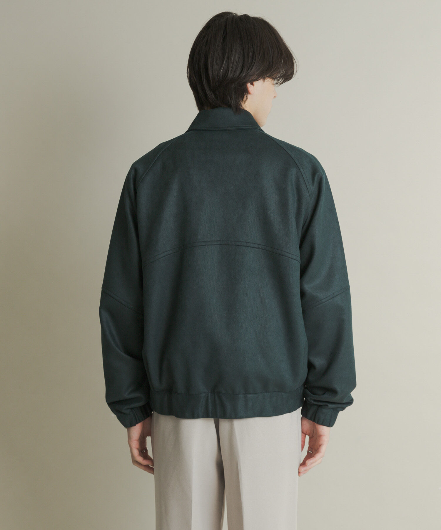 SENSE OF PLACE by URBAN RESEARCH「『ユニセックス』ツイルスエードタッチZIPブルゾン」|ブルゾン・スタジャン|