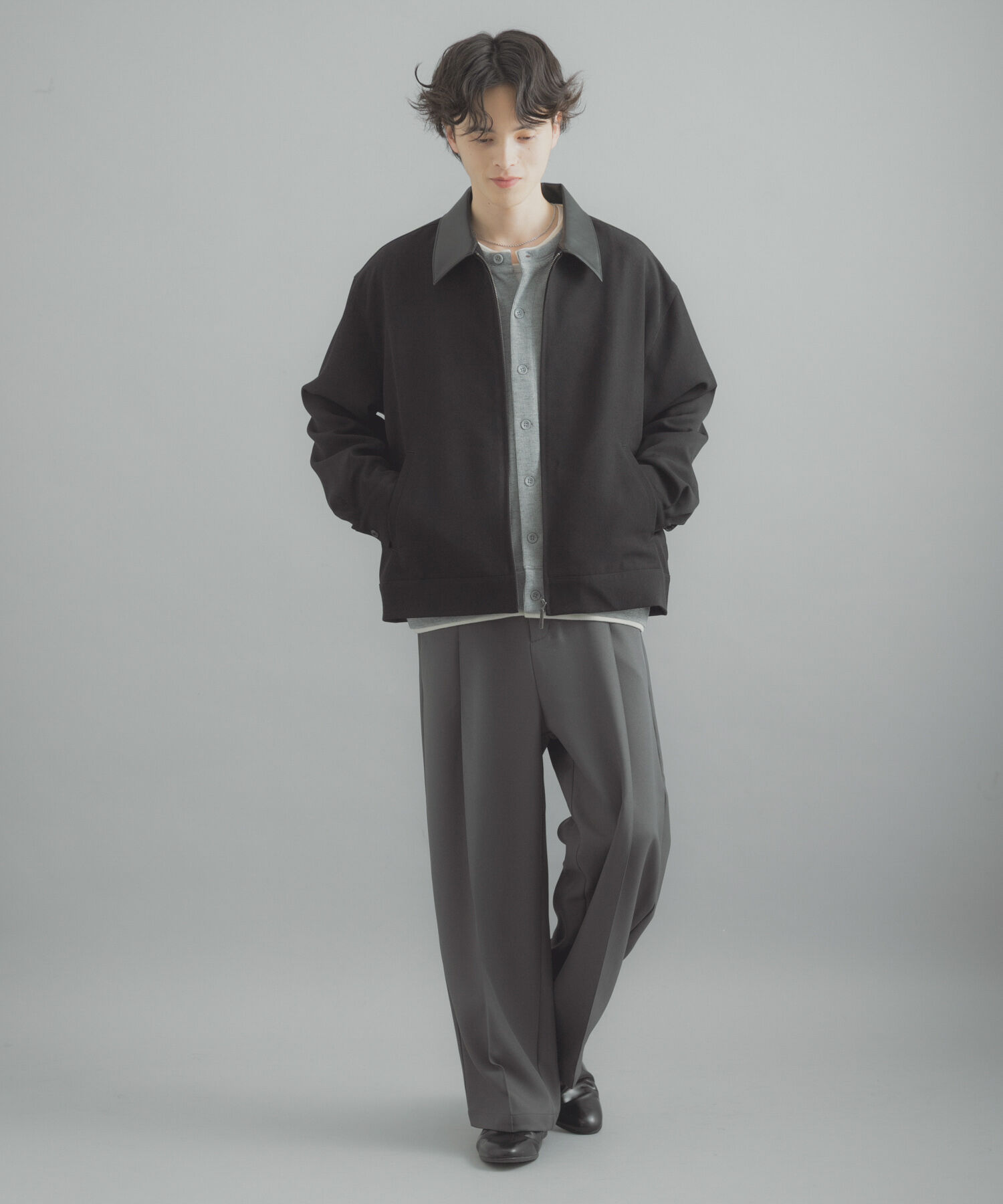 SENSE OF PLACE by URBAN RESEARCH「FLカラージップブルゾン」|ブルゾン・スタジャン|