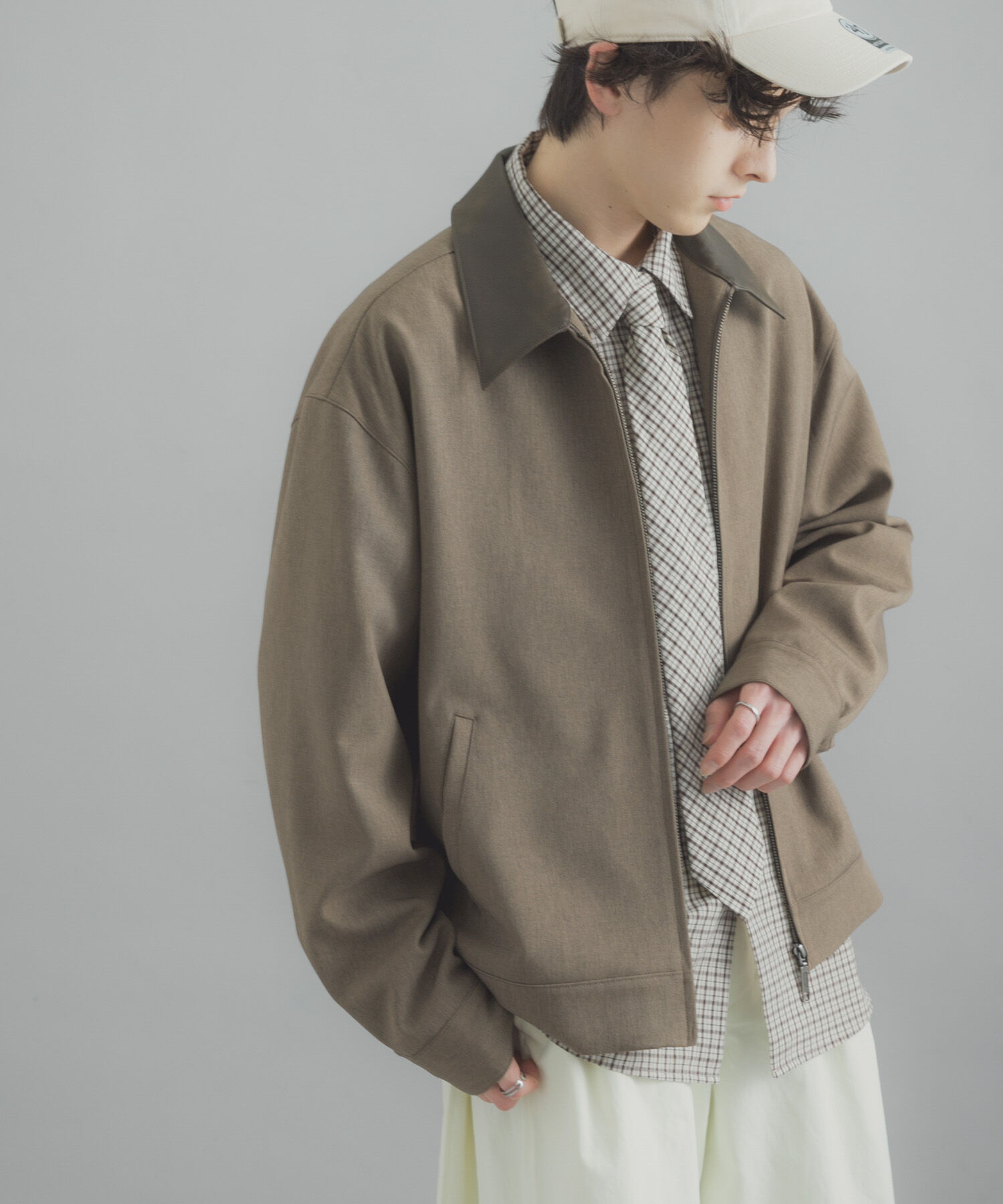 SENSE OF PLACE by URBAN RESEARCH「FLカラージップブルゾン」|ブルゾン・スタジャン|