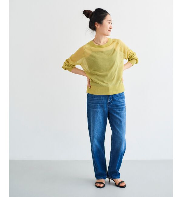 le.coeur blanc「シアー前後2WAYクルーカーディガン」|カーディガン|