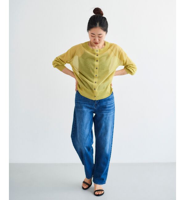 le.coeur blanc「シアー前後2WAYクルーカーディガン」|カーディガン|