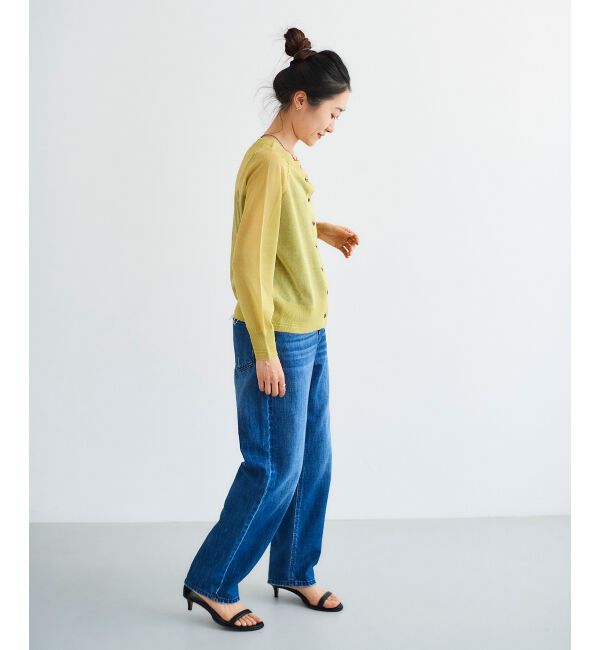 le.coeur blanc「シアー前後2WAYクルーカーディガン」|カーディガン|