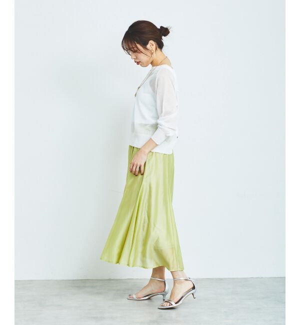 le.coeur blanc「シアー前後2WAYクルーカーディガン」|カーディガン|