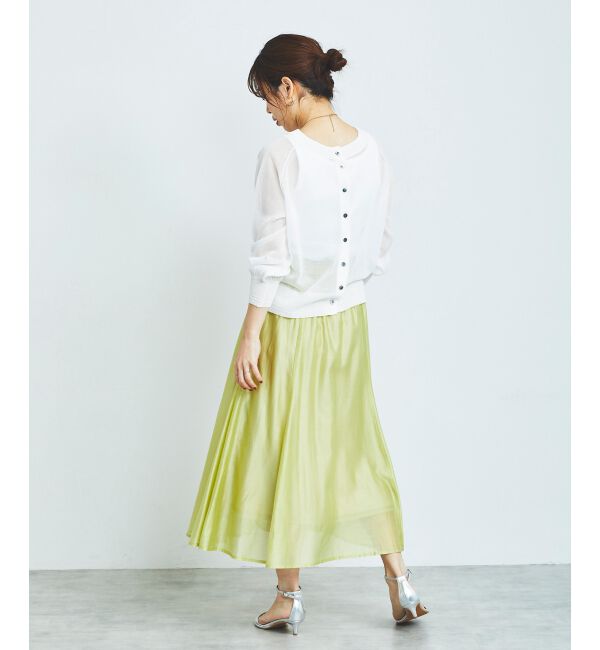 le.coeur blanc「シアー前後2WAYクルーカーディガン」|カーディガン|