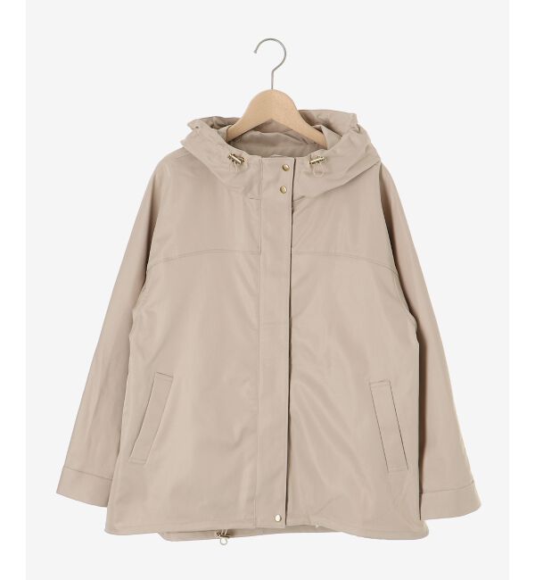 le.coeur blanc「ツイルストレッチフードブルゾン」|ブルゾン・スタジャン|