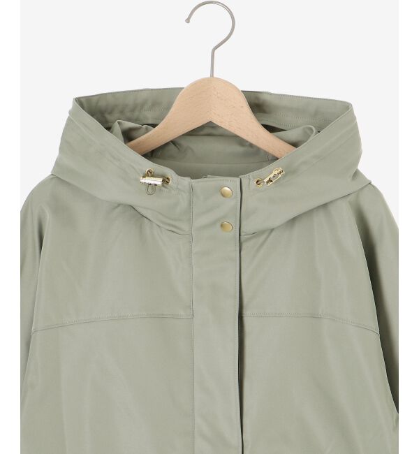 le.coeur blanc「ツイルストレッチフードブルゾン」|ブルゾン・スタジャン|