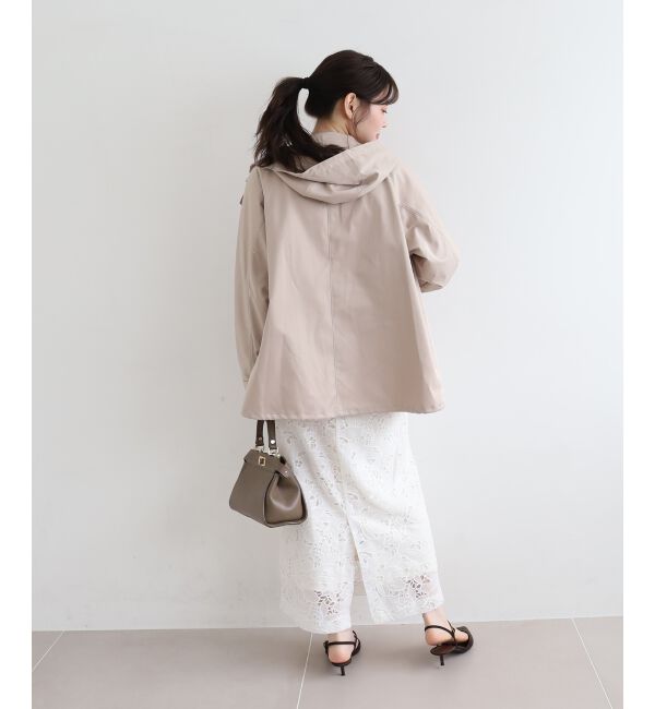 le.coeur blanc「ツイルストレッチフードブルゾン」|ブルゾン・スタジャン|