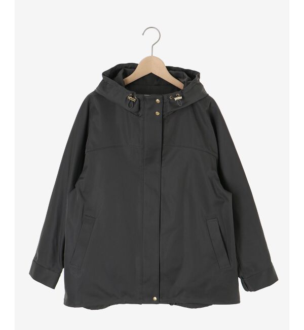 le.coeur blanc「ツイルストレッチフードブルゾン」|ブルゾン・スタジャン|